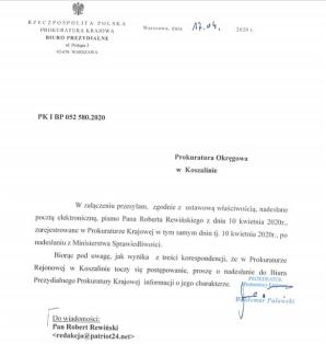 [VIDEO] Krzysztof Rutkowski zeznaje dziś jako zawiadamiający o przestępstwie popełnionym przez koszalińską prokurator Ewelinę O.-K. i naczelnika wydziału kryminalnego policji. Spotkanie z dziennikarzami o 13:45 przed Prokuraturą Rejonową w Myśliborzu