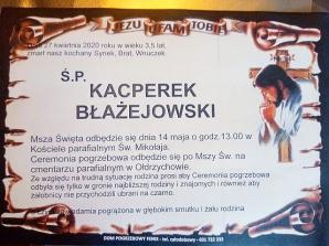 [VIDEO] Uroczystość Pogrzebowa 3,5-letniego Kacperka. Maja Rutkowski, w imieniu Biura Rutkowski, pożegnała poszukiwanego przez 12 dni chłopca