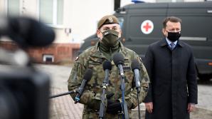 [VIDEO] Wojsko Polskie zaangażowane w budowę mobilnych punktów szczepień