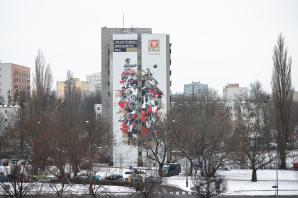 Mural na 100-lecie PZLA powstał na warszawskim Mokotowie