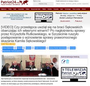 Kłamca, oszust, alkoholik i narkoman wiarygodnym oskarżycielem dla prokuratora Mikołaja Rydza? Czy na jego sztuczki da się nabrać Sąd Apelacyjny w Szczecinie rozpatrujący wniosek o wznowienie procesu skazanego Kamila Sękowskiego?