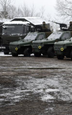 [VIDEO] Pojazdy Żmija rozpoczynają służbę w Wojsku Polskim. Pierwsze 25 sztuk trafia do żołnierzy na polsko-białoruskiej granicy 