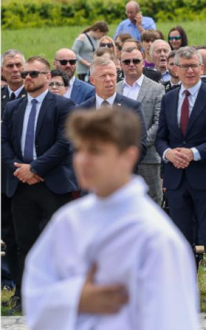 [VIDEO]Prezydent RP Andrzej Duda wziął udział w obchodach 150. rocznicy powstania Ochotniczej Straży Pożarnej w Starym Sączu