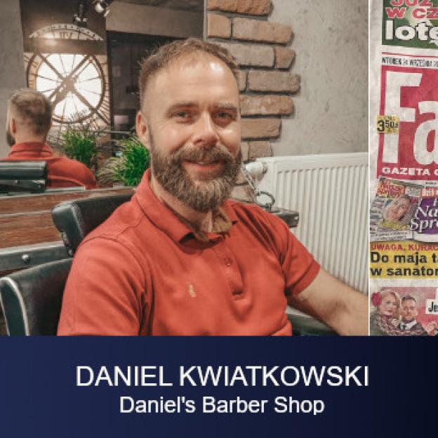 Daniel Kwiatkowski: Barber odpowiedzialny za słynną fryzurę Krzysztofa Rutkowskiego!