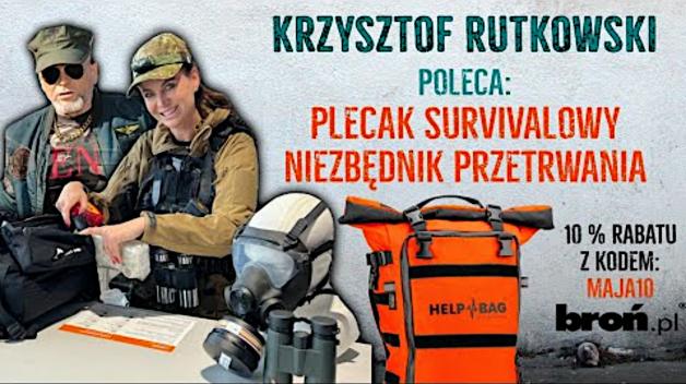 [VIDEO] RUTKOWSKI poleca plecak ewakuacyjny, survivalowy, taktyczny. Twój niezbędnik na trudne czasy!