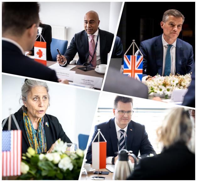 Na Podkarpaciu o globalnych wyzwaniach z delegacjami z Wielkiej Brytanii, Kanady i Stanów Zjednoczonych.