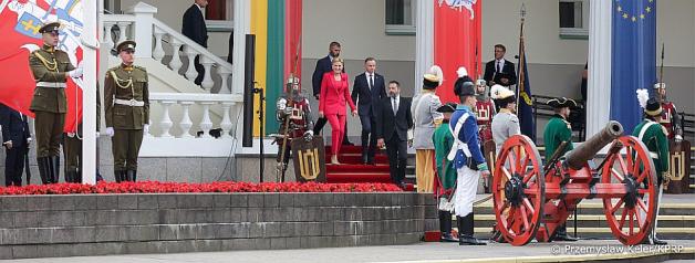 Wilno i Warszawa są bliżej siebie niż kiedykolwiek w ostatnich wiekach- wizyta pary prezydenckiej w Litwie