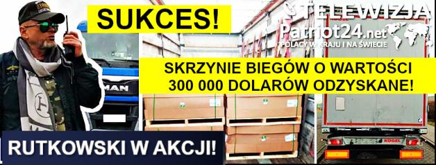 Kolejny sukces Biura Rutkowski! Skradzione skrzynie biegów o wartości 300 tys. dolarów odzyskane! Specjalne podziękowania dla pani prokurator Marty Matyja oraz funkcjonariuszy KPP Sulęcin 