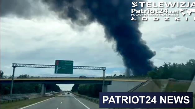 [VIDEO] Wybuch w Zakładzie Utylizacji Odpadów w Woli Łaskiej: trwa akcja ratunkowa, są poszkodowani