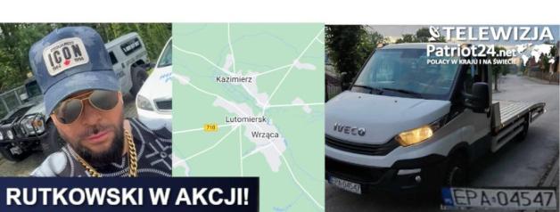 BIURO RUTKOWSKI szuka sprawcy i skradzionego pojazdu. Kradzież auto-lawety w Lutomiersku