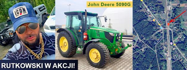 RUTKOWSKI W AKCJI: Kradzież ciągnika JOHN DEERE 5090G na terenie gminy Widawa