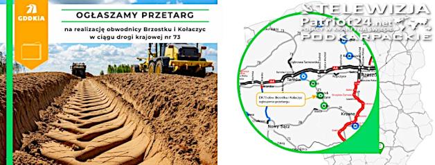 [VIDEO] DK73 Kielce-Jasło: wizualizacja obwodnicy Brzostku i Kołaczyc 