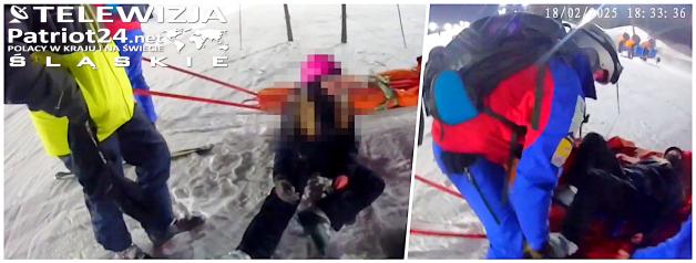 [VIDEO] Niebezpieczna kolizja na stoku z udziałem 12-latki